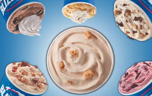 Dairy Queen Blizzard Menu