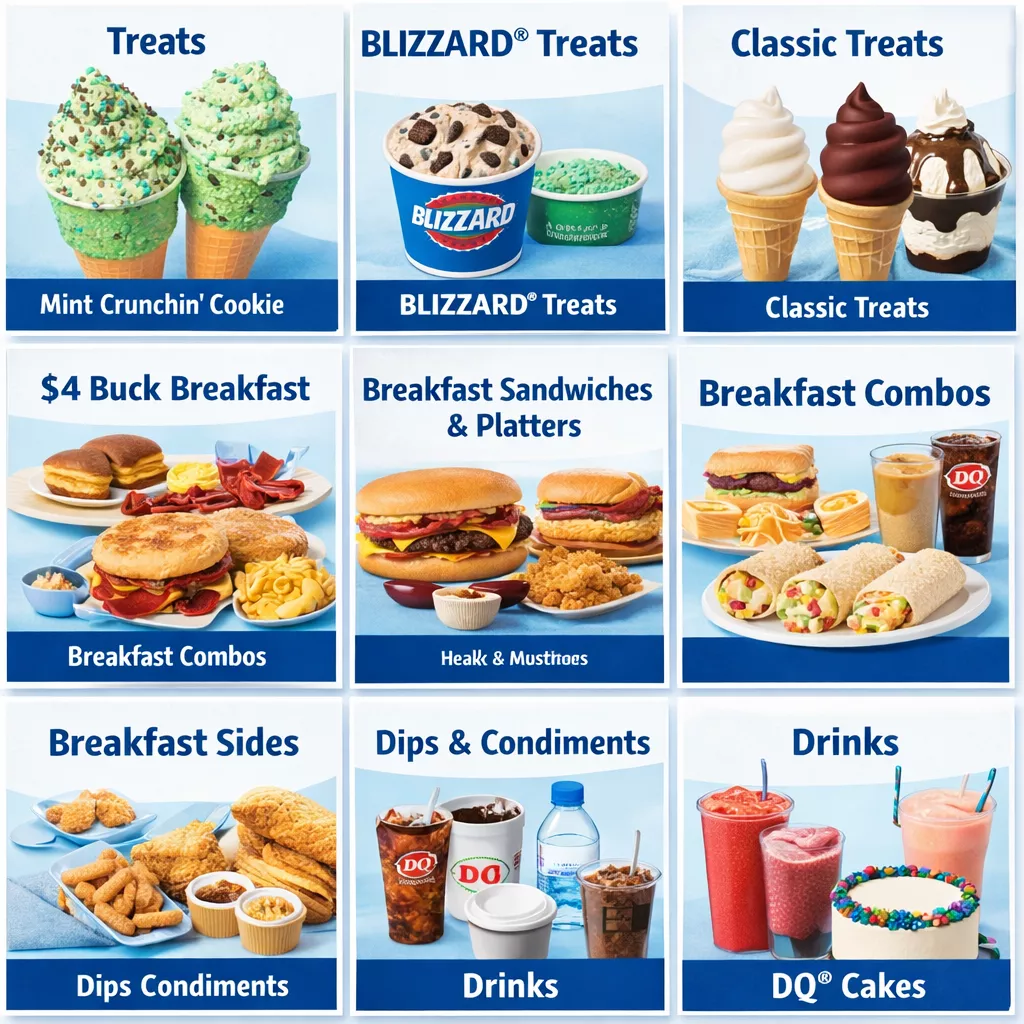 Dairy Queen Menu logo