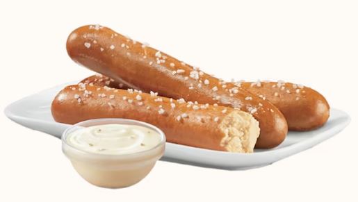 Pretzel Sticks with Zesty Queso