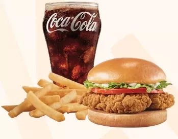 FlameThrower® Chicken Strip Sandwich Combo