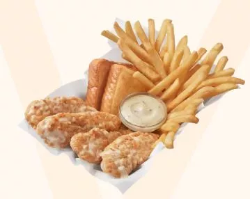 Parmesan Garlic Sauced & Tossed Chicken Strip Basket